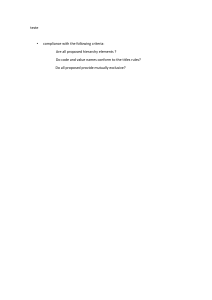 Compliance Checklist: Hierarchy & Data Rules