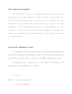 Data Gathering & Statistical Treatment Methods