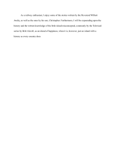 Railway Stories & Island History: A Personal Reflection