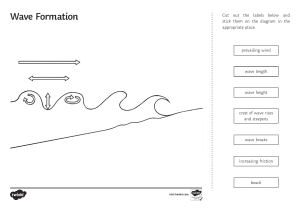 Wave Formation Activity Sheet