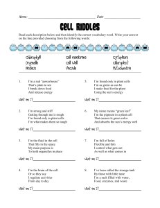 Cell Riddles
