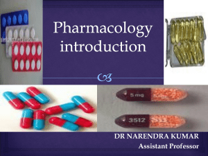 Pharmacology introduction