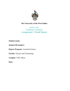 FOUN1101 Assignment 2 - Book Report Submission Template 202120