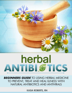 Herbal Antibiotics: A Beginner's Guide
