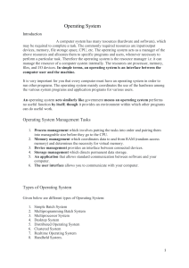 Operating Systems: Introduction, Types, and Functions