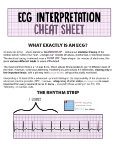 ECG Interpretation Cheat Sheet for Nurses