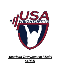 USA Weightlifting American Development Model (ADM)