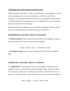 Endothermic & Exothermic Reactions Explained