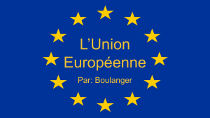 L’Union Européenne
