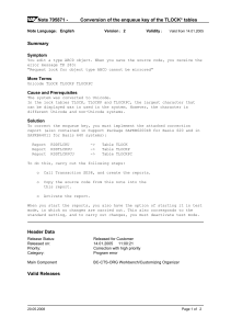 SAP TLOCK* Table Enqueue Key Conversion After Unicode