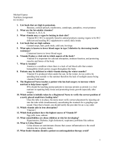 HP-Nutrition Homework