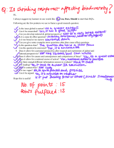Research Question Checklist: Is Your Question Good?