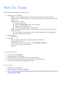 Essay Writing Guide: Structure, Formatting, and Tips