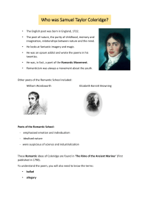 Samuel Taylor Coleridge: Rime of the Ancient Mariner Guide