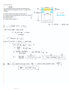 Reinforced Concrete Beam Analysis Calculation Sheet