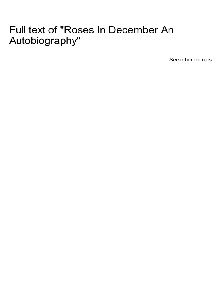 fulltextofrosesindecemberanautobiography compress
