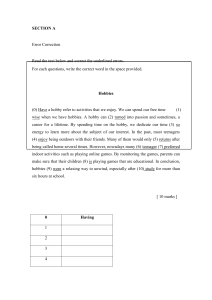 English Grammar Error Correction Worksheet