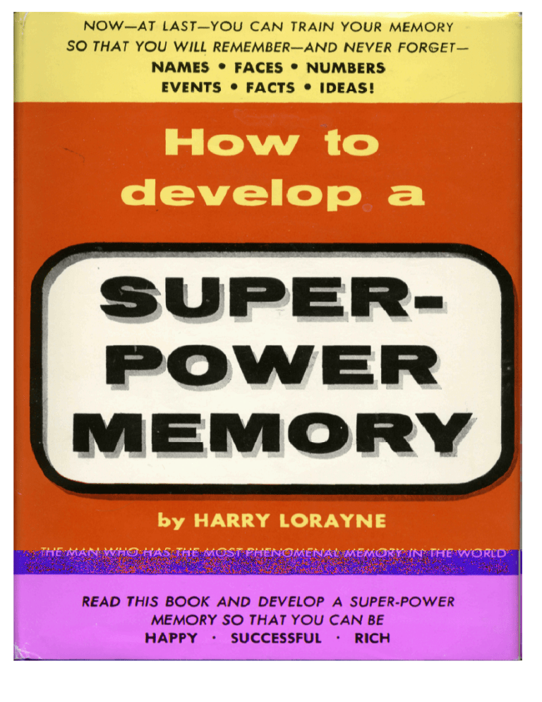 how-to-develop-a-super-power-memory-harry-lorayne