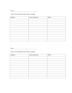 Instructor Assistance Request Form