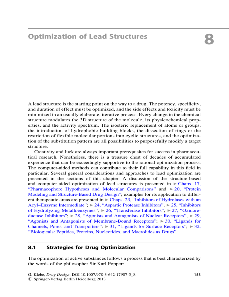 Optimization of Lead Structures