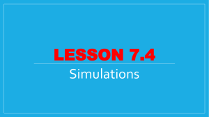 Simulations Lesson Plan: Probability & Compound Events