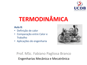 Termodinâmica: Calor, Trabalho e Aplicações