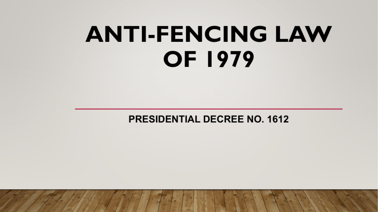 Fencing Law Vic