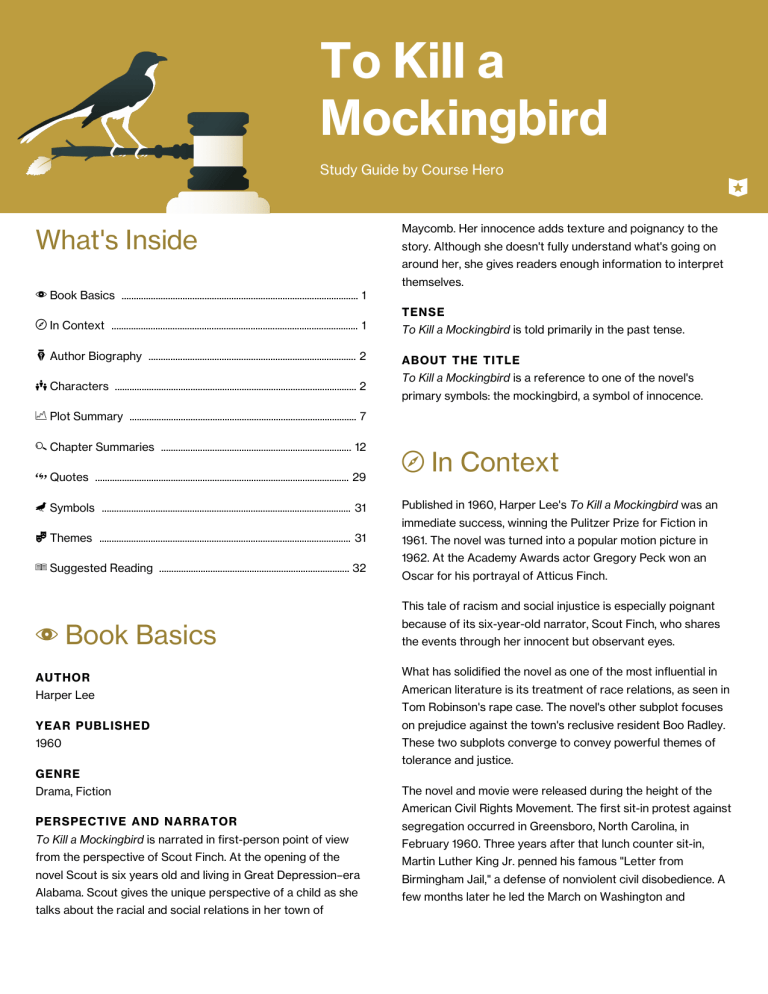 Why Is The Mockingbird A Symbol Of Innocence