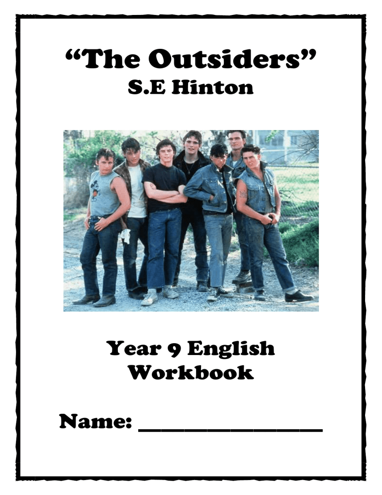 the-outsiders-by-s-e-hinton-booklet