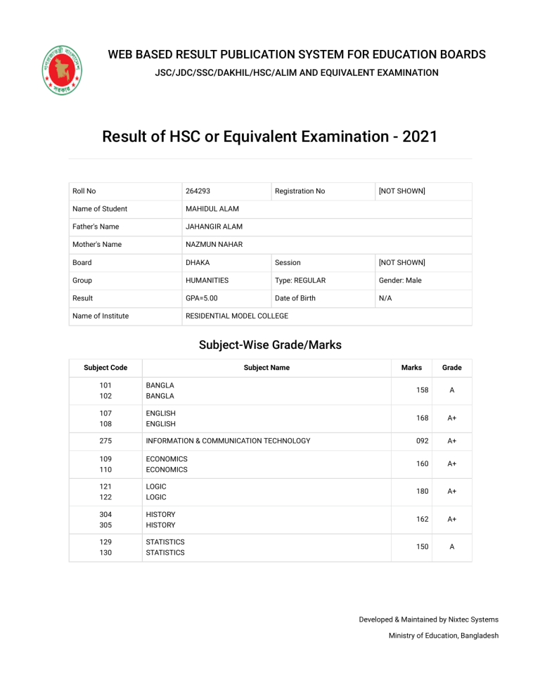 WEB BASED RESULT PUBLICATION SYSTEM FOR EDUCATION BOARDS