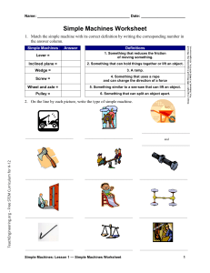 simplemachines lesson01 worksheet