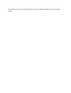 Mechanics of Materials & Math Exam Notes