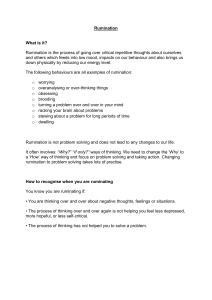 Managing Rumination: Techniques & Strategies