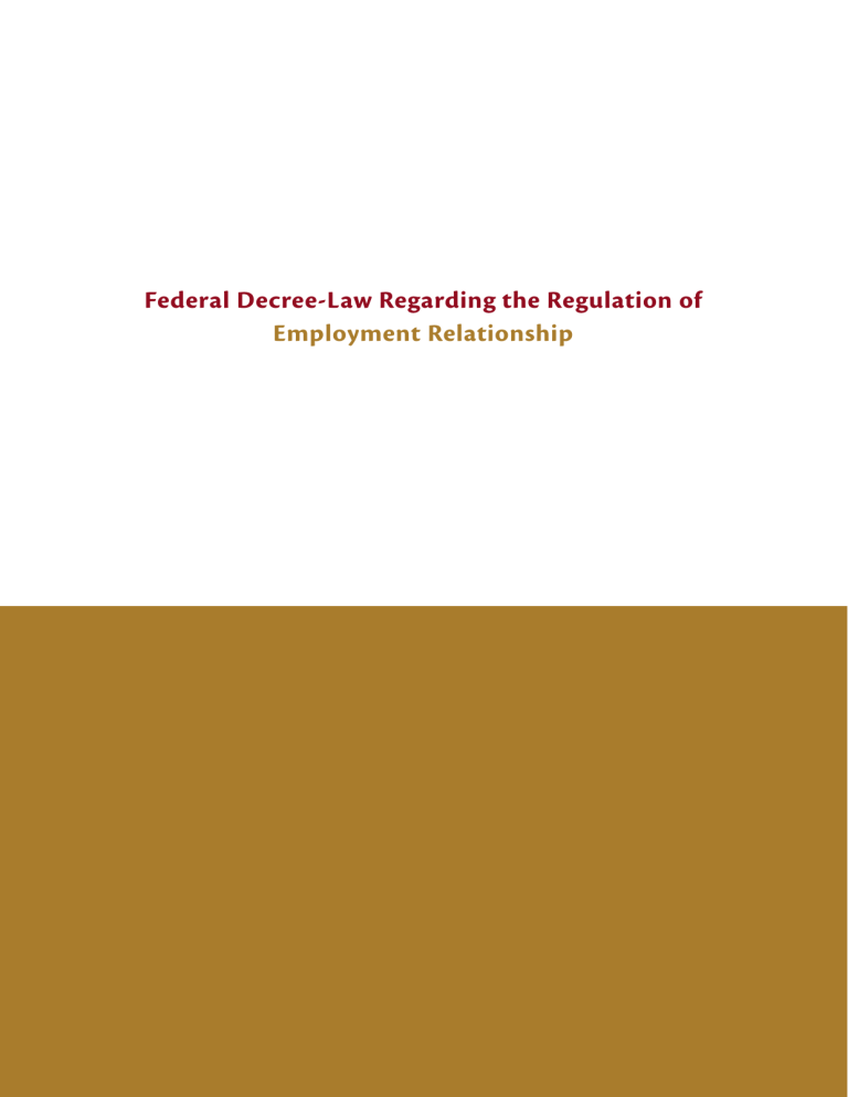 Federal DecreeLaw No 33 of 2021