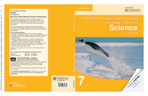 Cambridge Checkpoint Science Coursebook 7