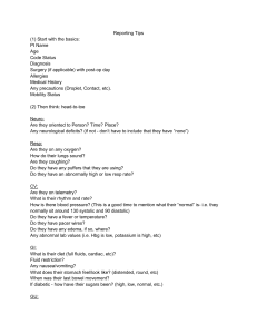 Medical Reporting Checklist