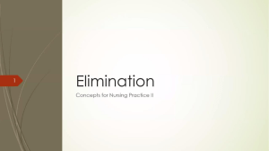 Elimination Concepts for Nursing Practice
