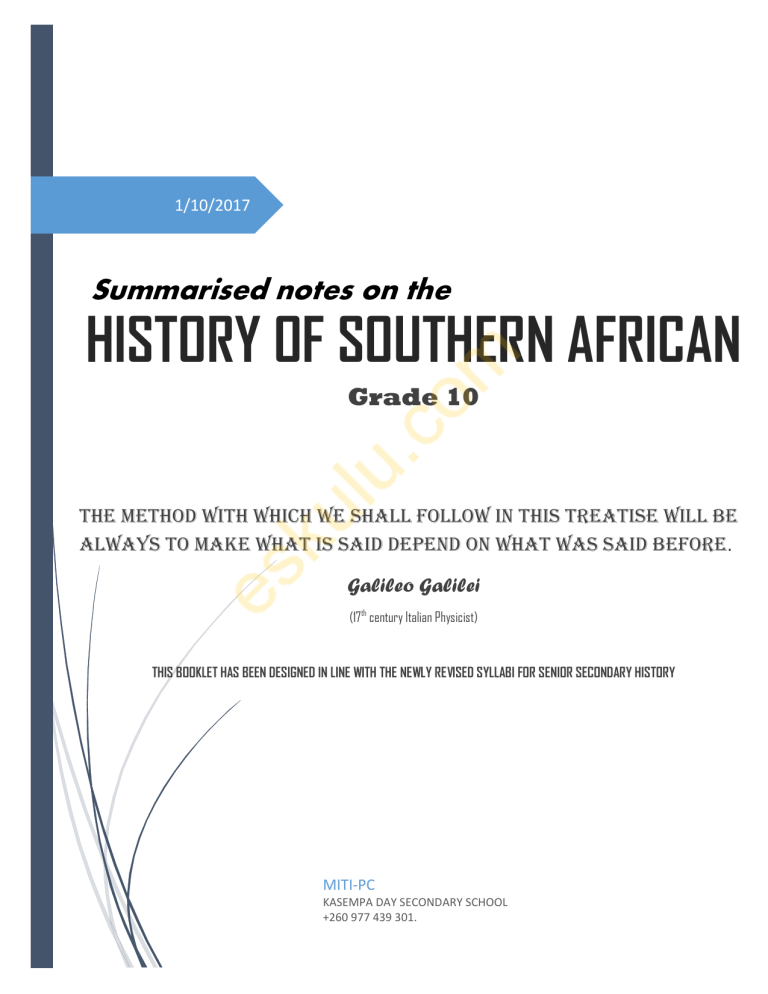 south african war essay grade 10