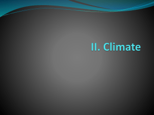 Climate Zones, Precipitation, and Biomes Presentation