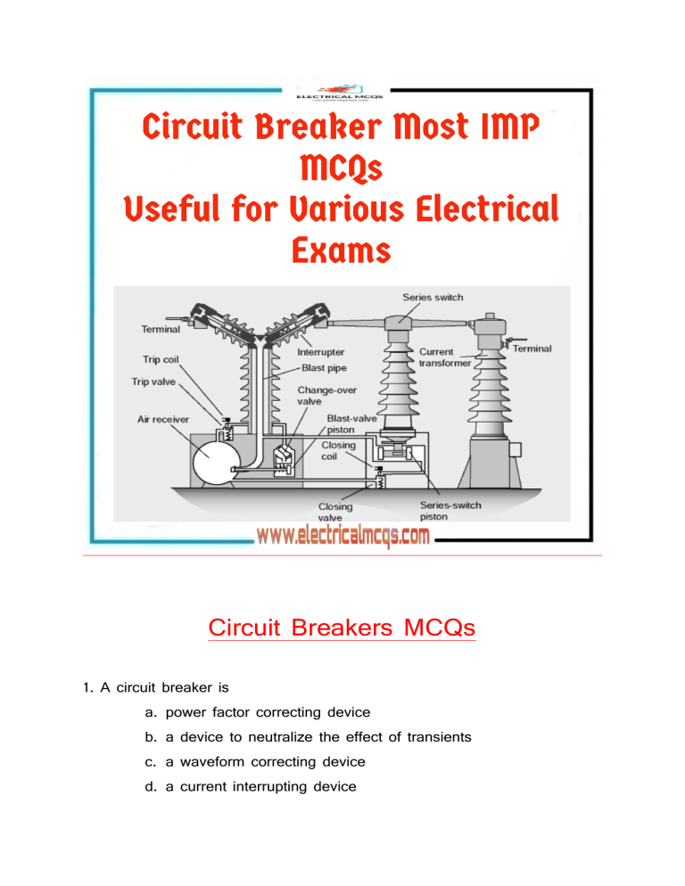 CircuitBreakersMCQ