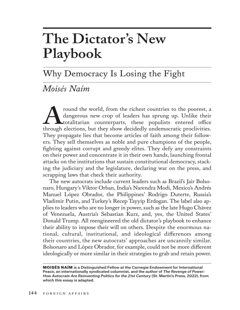 Foreign Affairs MarchApril 2022
