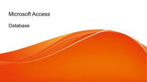 Microsoft Access Database Basics: Tables, Forms, Queries