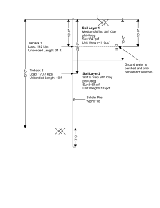 Soil Retention System Technical Drawing