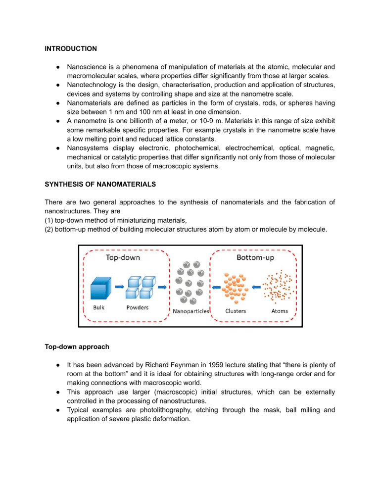 the case study of nanotechnology