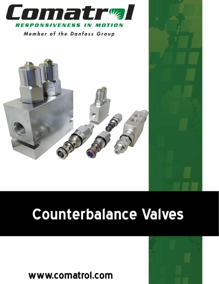 Comatrol 09CB Counterbalance Valves Catalog