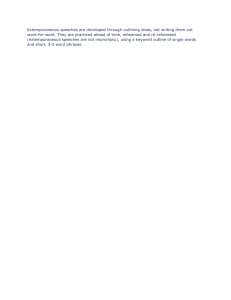 Extemporaneous Speech: Definition & Preparation