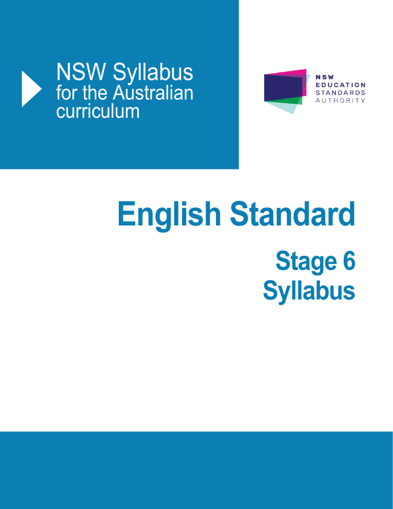 english-standard-stage-6-syllabus-2017