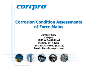 Corrosion Assessment of Force Mains