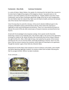 Frankenstein Summary & Introduction