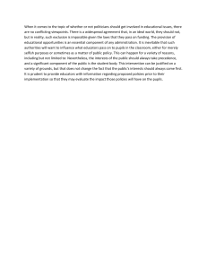 Politics in Education: A Necessary Evil?